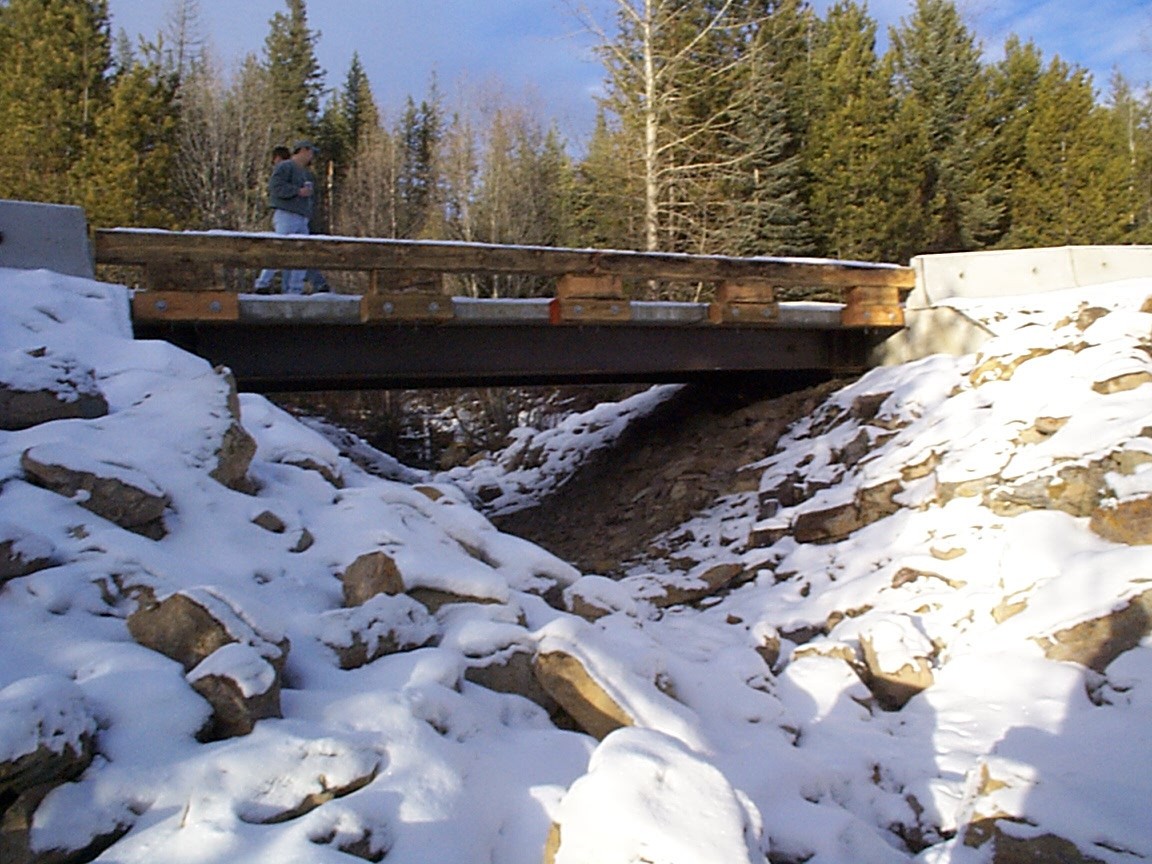 Figure 1-2. Completed 8200 road bridge installation.