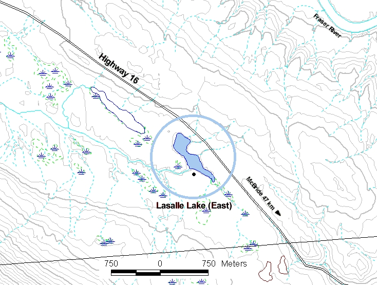 Lasalle Lake (East) Map