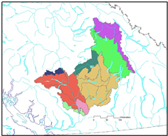 TR Ecoregions w water