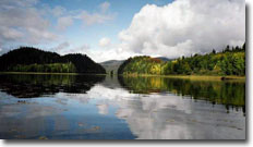Swan Lake, Bowron Lakes Park - J. Guay