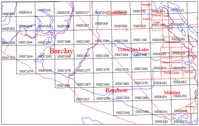 Barclay area map