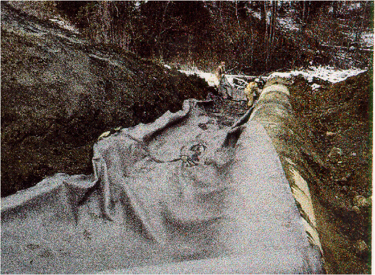 Figure 7-2 Preparing bypass channel.