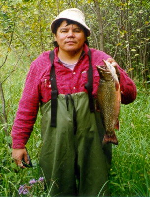 FIGURE 3. Brook trout sampled at Byers Lake, August 27, 1999.