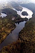 PHOTO 3. Aerial view of Camp Lake, looking southeast. 1985.