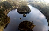 PHOTO 4. Aerial view of Camp Lake, looking east. 1985.