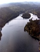 PHOTO 5. Aerial view of Camp Lake, looking northwest. July 15, 1985.