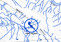 Map of La Salle Lake East