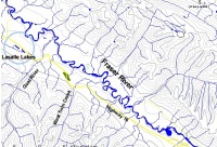 Map of La Salle Lakes