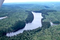 PHOTO 1. Trapping Lake Aerial Photo, 2001.