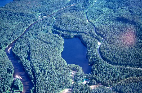 Tsitniz Lake Aerial View, July 2000